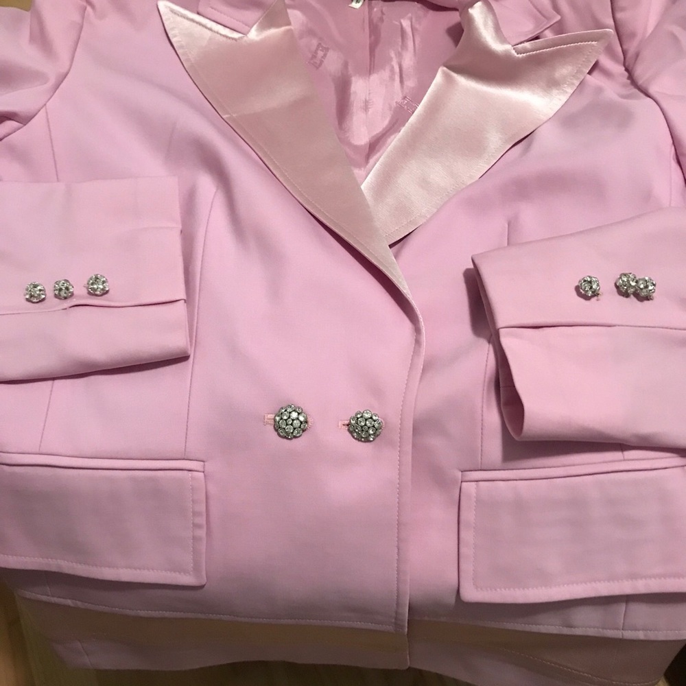 ESCADA Women 38/6/M TUXIDO SILK WOOL 2 Front Buttons Blazer/Skt Suit. Stunning!! - Picture 5 of 13